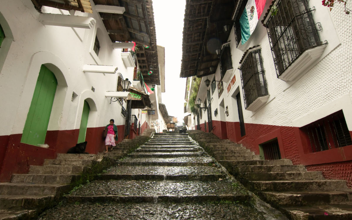 Cuetzalan en temporada de lluvias