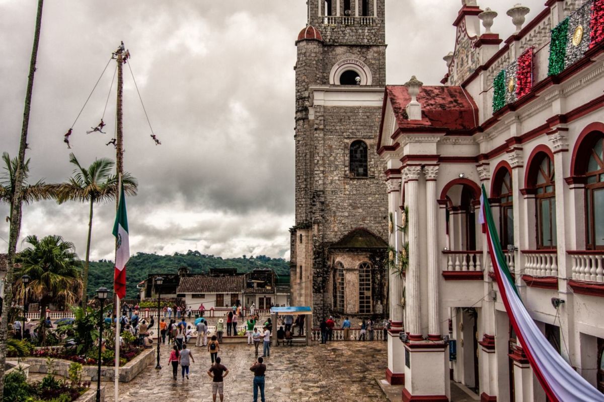 Plaza Celestino Gasca, Cuetzalan 