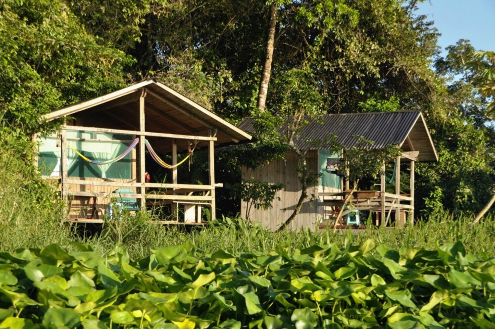 Cabañas rústicas junto al Lago de Catemaco