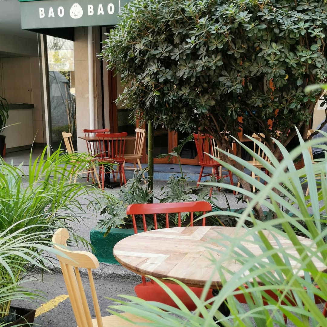 Terraza del restaurante BAO BAO de la CDMX