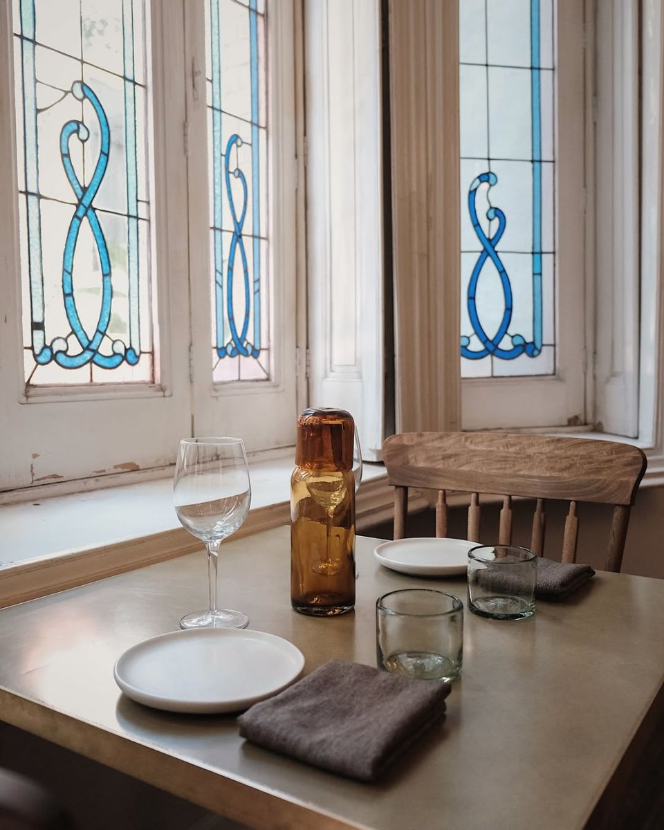 restaurante en una casona porfiriana en la juárez