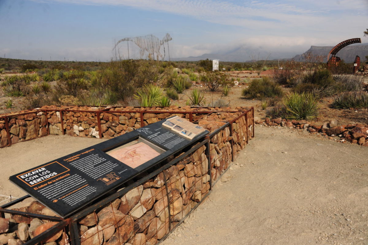 Zona paleontológica en Rincón Colorado