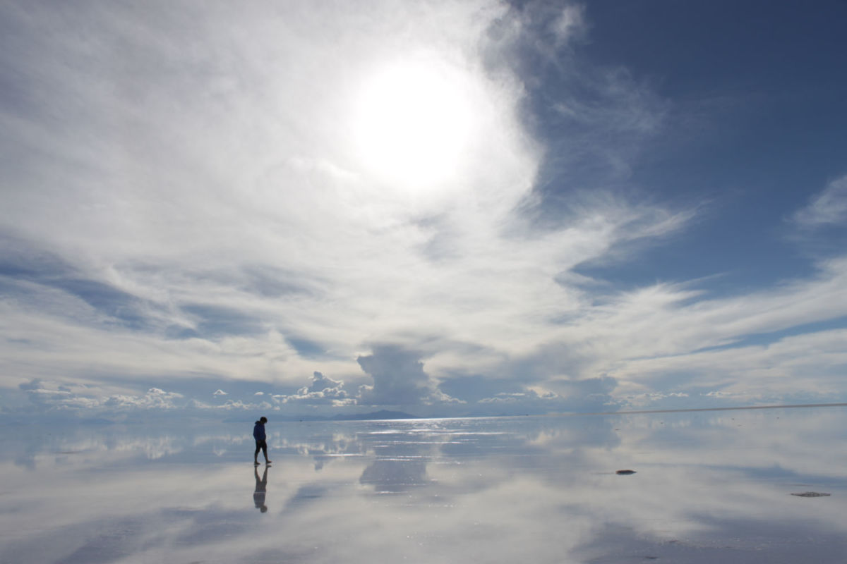 Salar de Uyuni en Bolivia. 