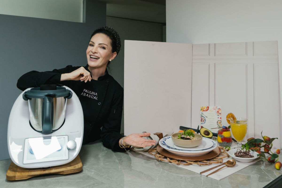 Chef Paulina Abascal con Thermomix 