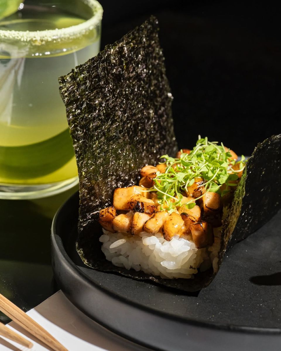 Chashu rice balls en Tonchin CDMX. 