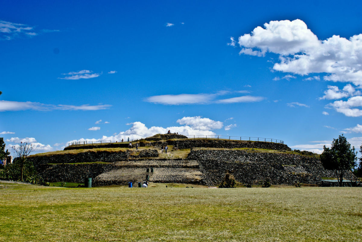 La pirámide circular de Cuicuilco