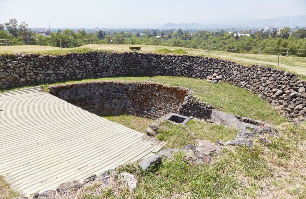 La pirámide circular de Cuicuilco