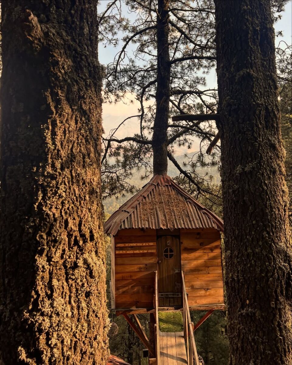 La Aldea Pachamama es un alojamiento cerca del volcán Popocatépetl 