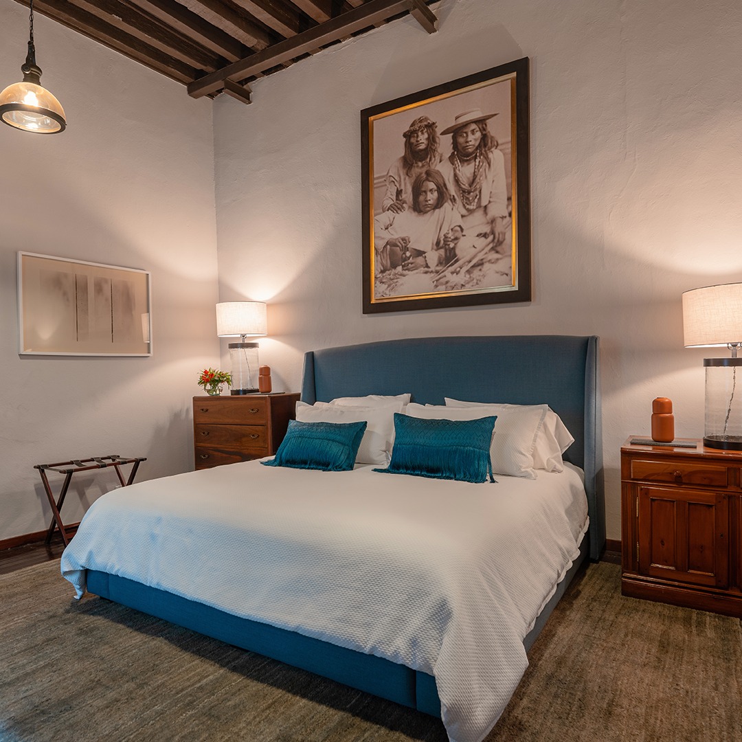 Suite colonial en el Hotel Antiguo Molino de San Jerónimo