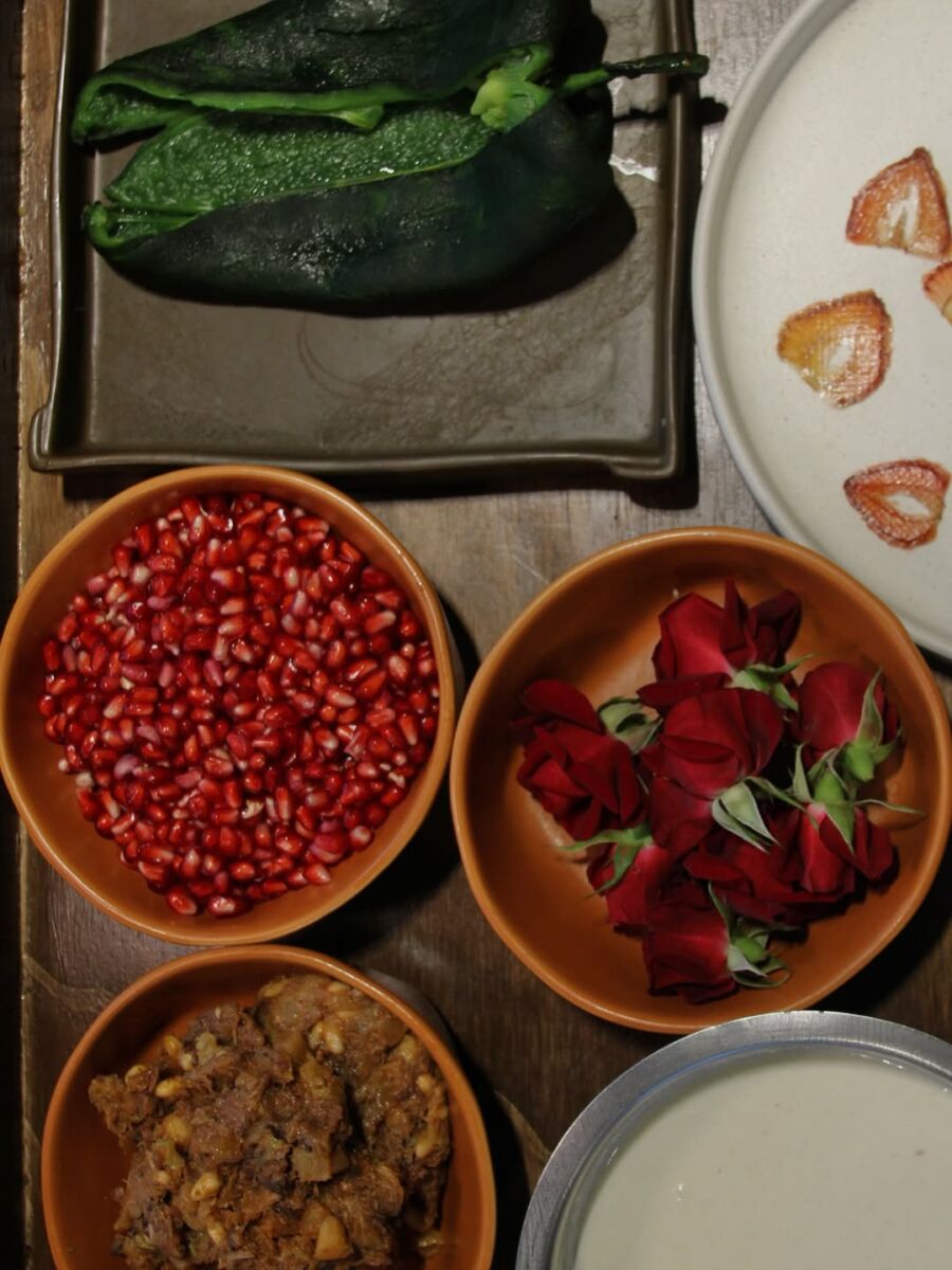 chiles en nogada carmela y sal