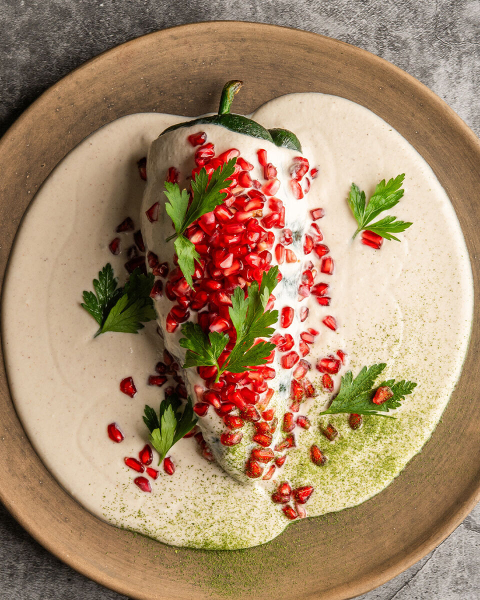 chile en nogada los danzantes coyoacán