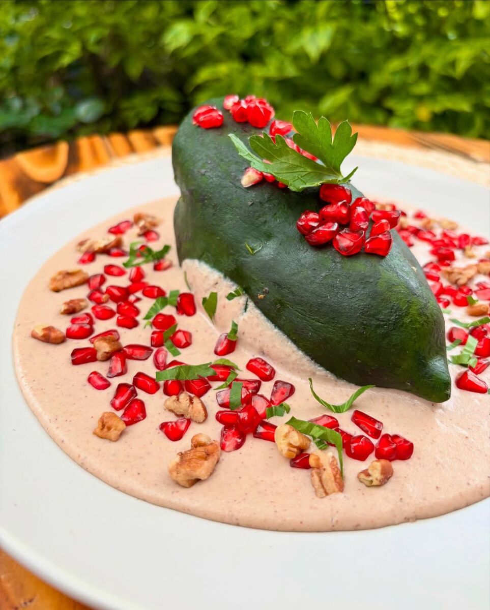 Dónde comer chiles en nogada vegetarianos en CDMX 