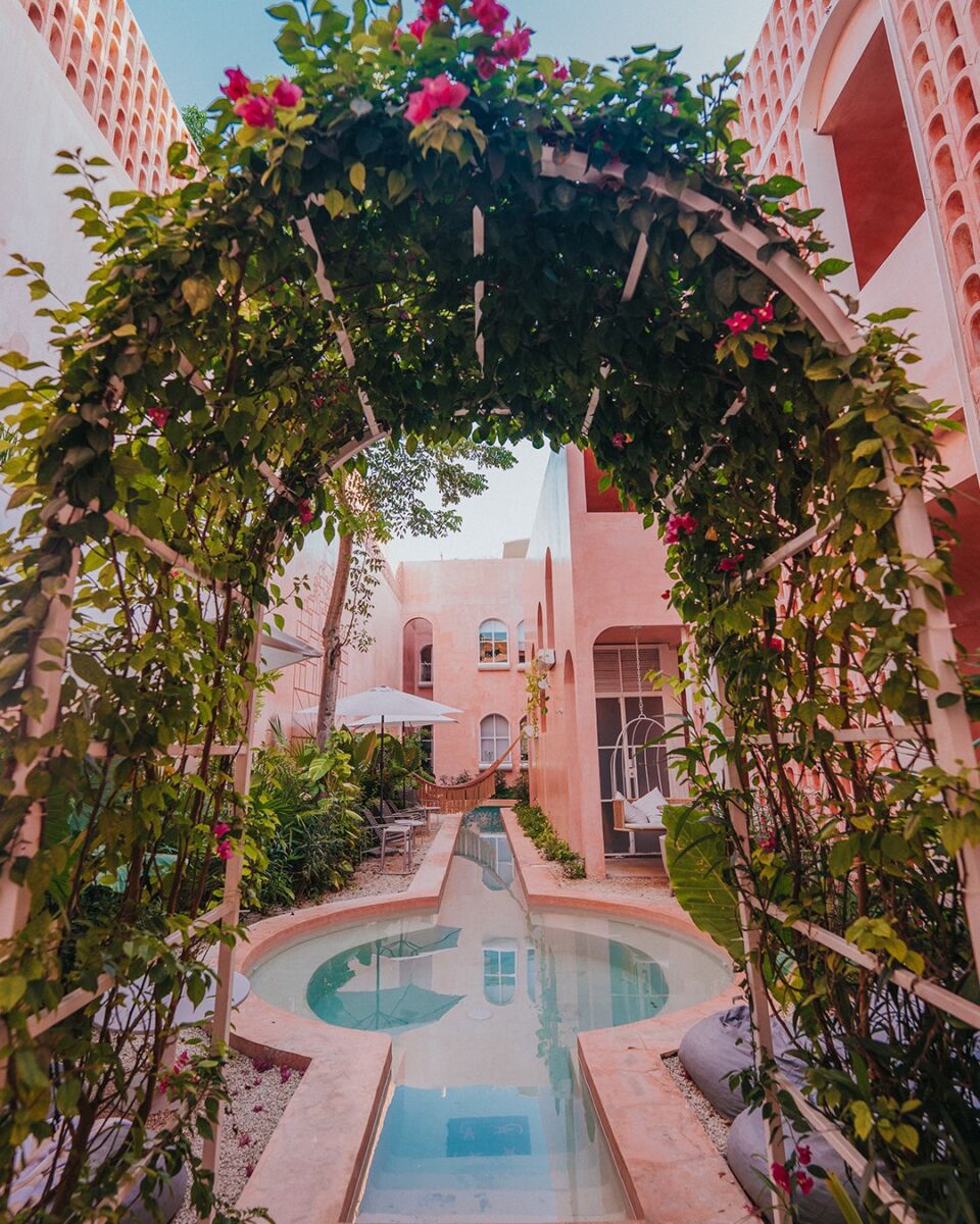 casa rosa merida