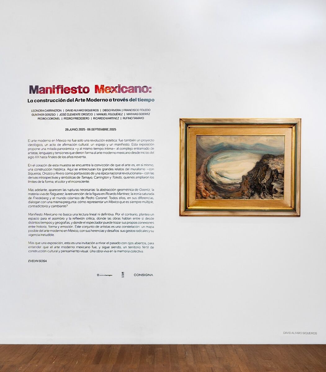 Exposición "Manifiesto Mexicano: La Construcción del Arte Moderno a través del tiempo"