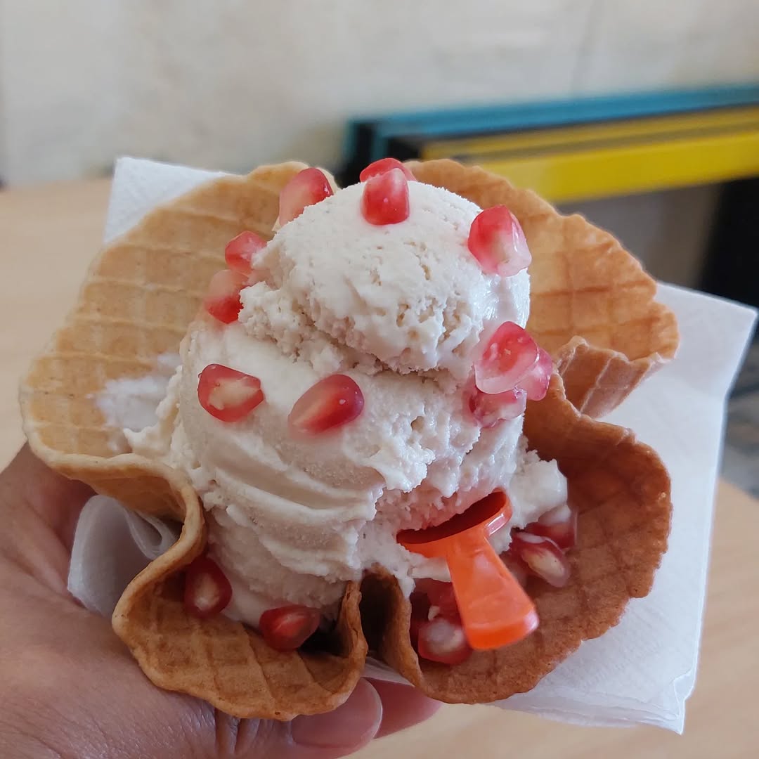 Helado de nogada en CDMX 