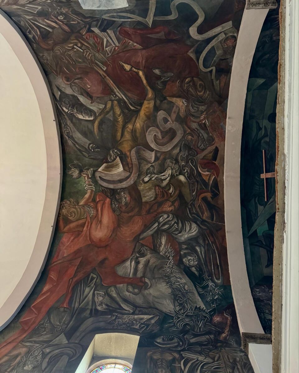 Mural del Apocalipsis en la Iglesia de Jesús Nazareno