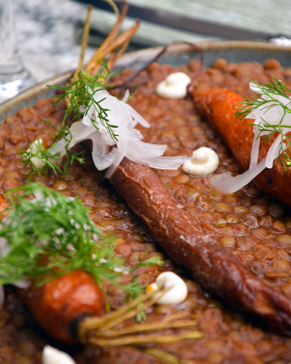 Lentejas estilo marroquí jardín horacio