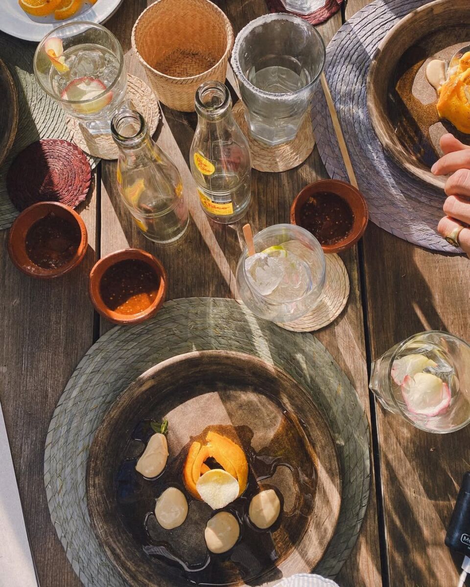 restaurante la mano jardín