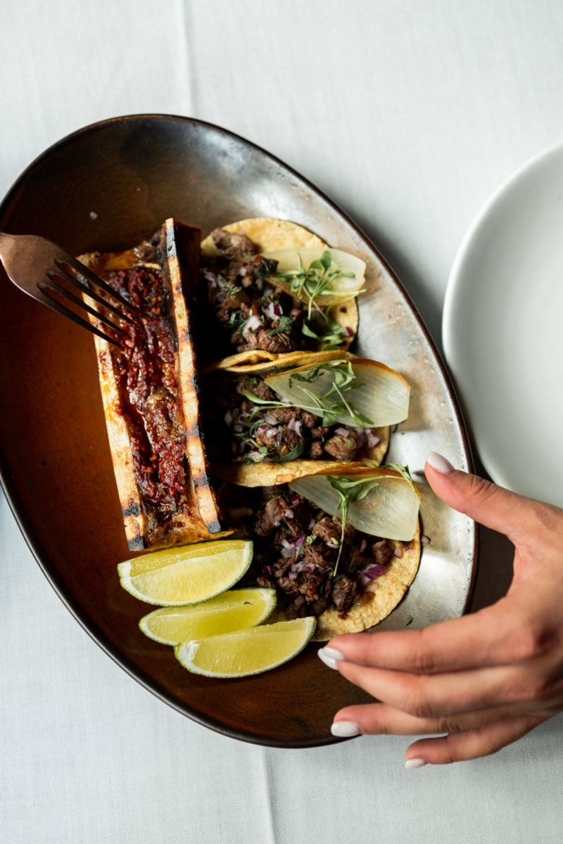 Tacos de tuétano la única Madrid