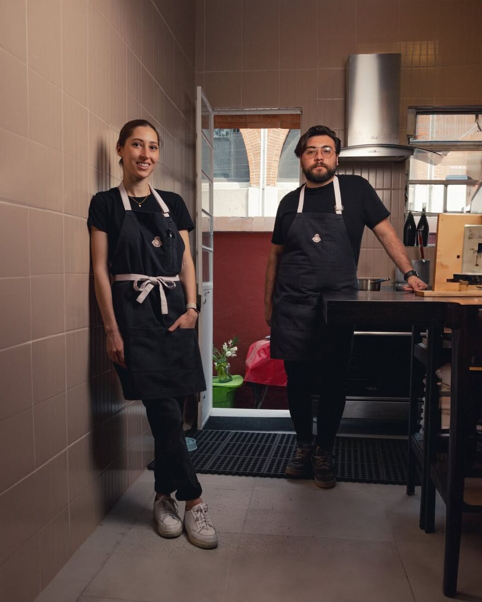 Chefs Cristina Hanhausen y Raymundo Pérez