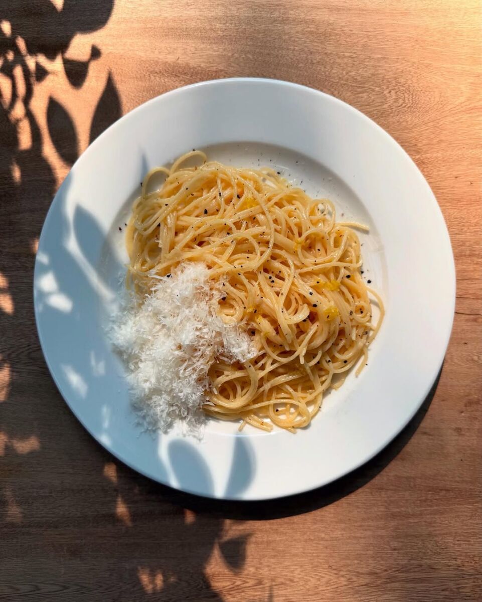 Capellini al limón amarillo oly