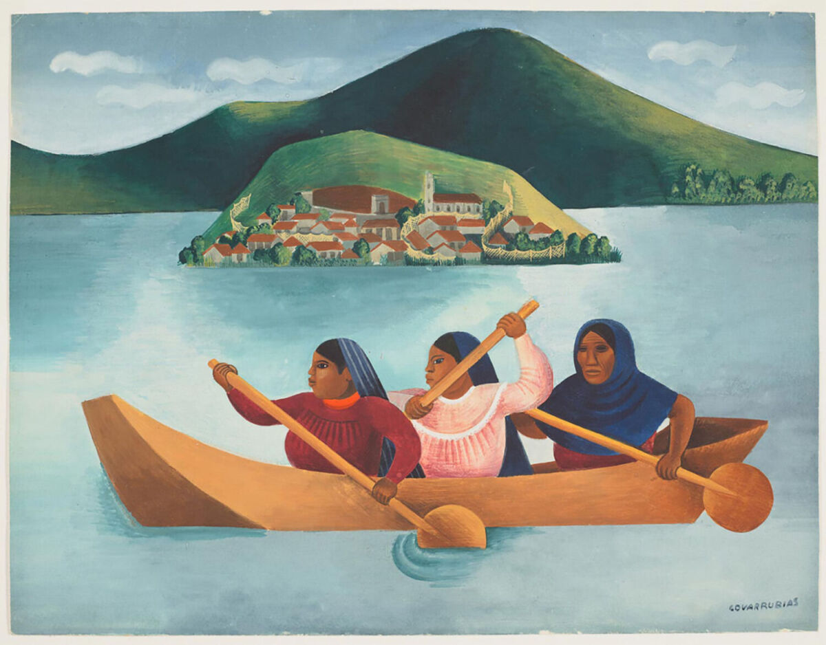 'Lago de Pátzcuaro', 1929, Miguel Covarrubias