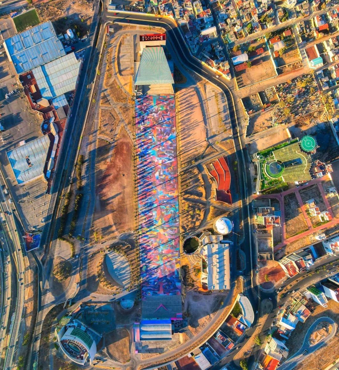 Vista aérea del Parque David Ben Gurion
