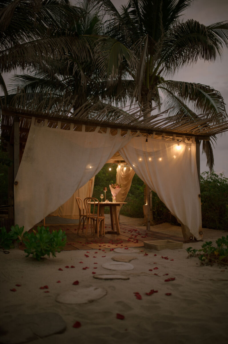 hoteles boutique en México que ofrecen picnics frente al mar 