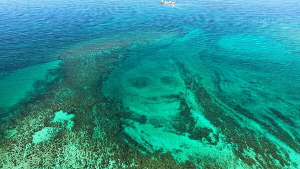 Conoce la playa de La Paz donde el mar forma la figura de una calavera 