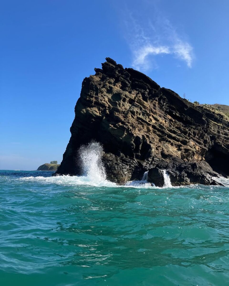 Punta Roca Partida se localiza a una hora y media de Catemaco, Veracruz 