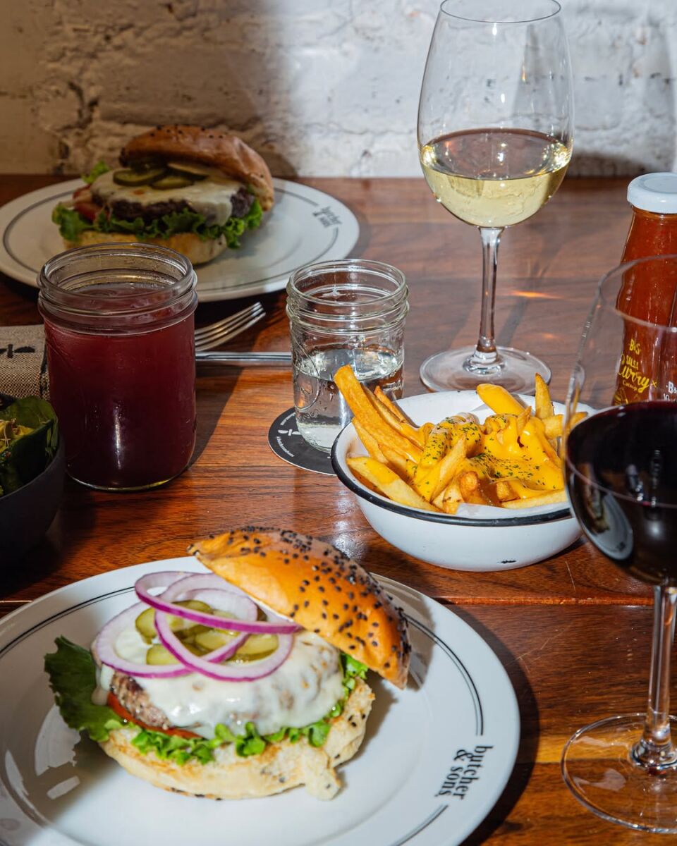 comida americana en butcher & sons