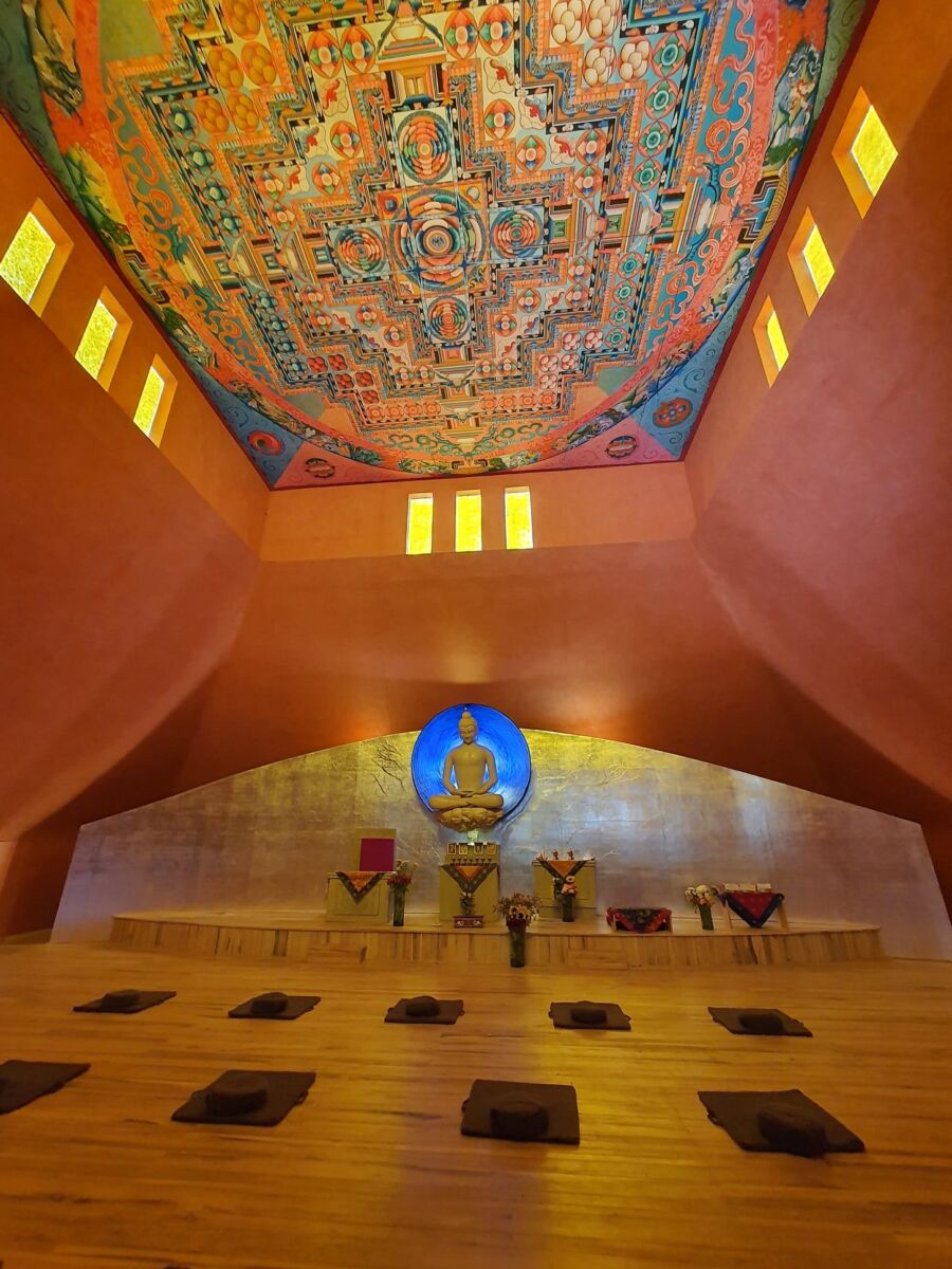 Interior del Templo La Gran Stupa Bön 