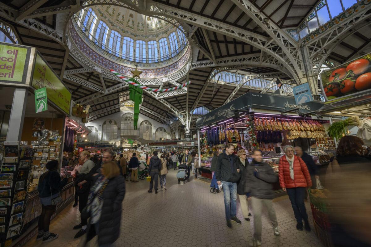 Mercado navideño valencia