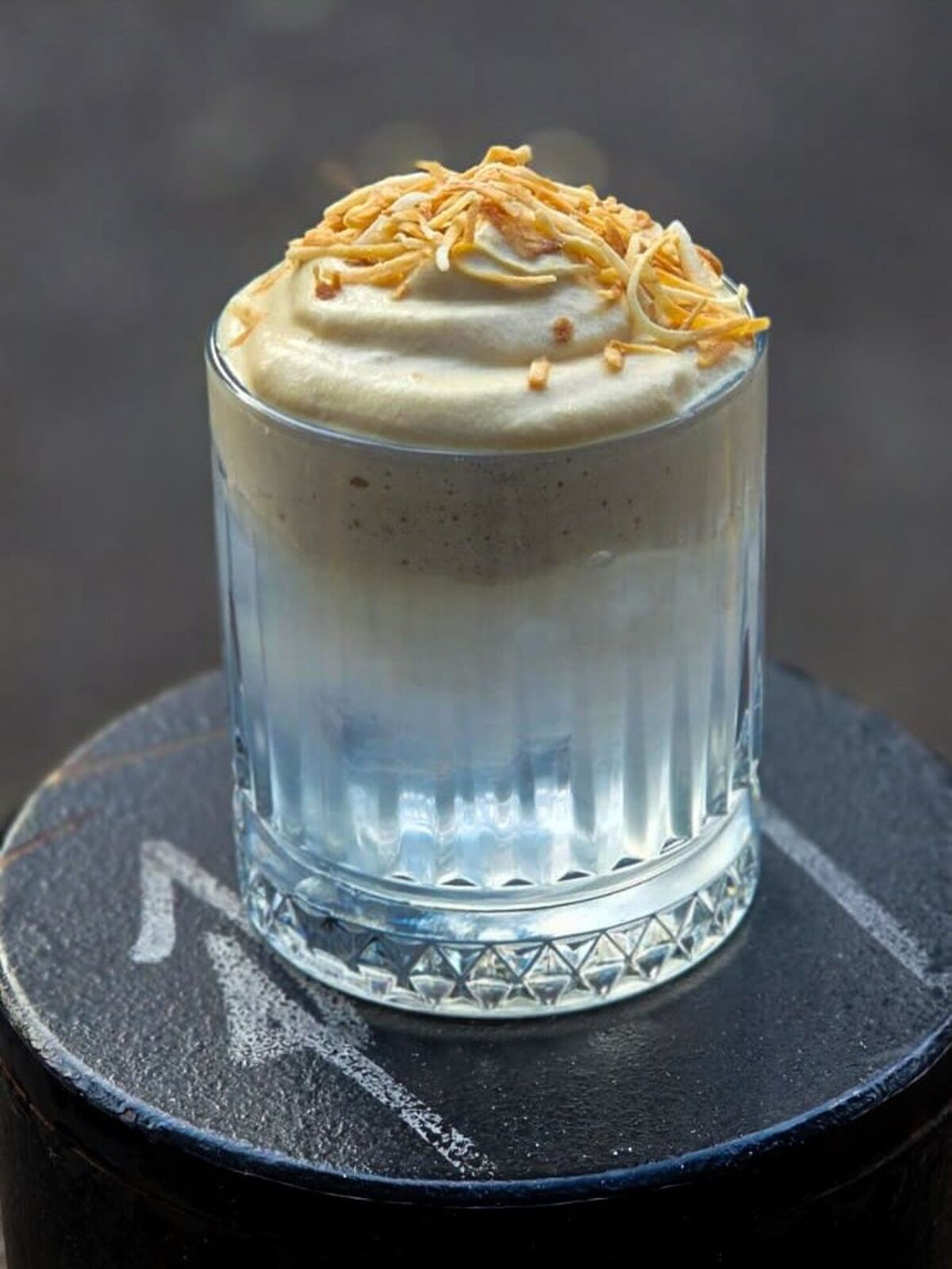 Nube de café y agua de coco