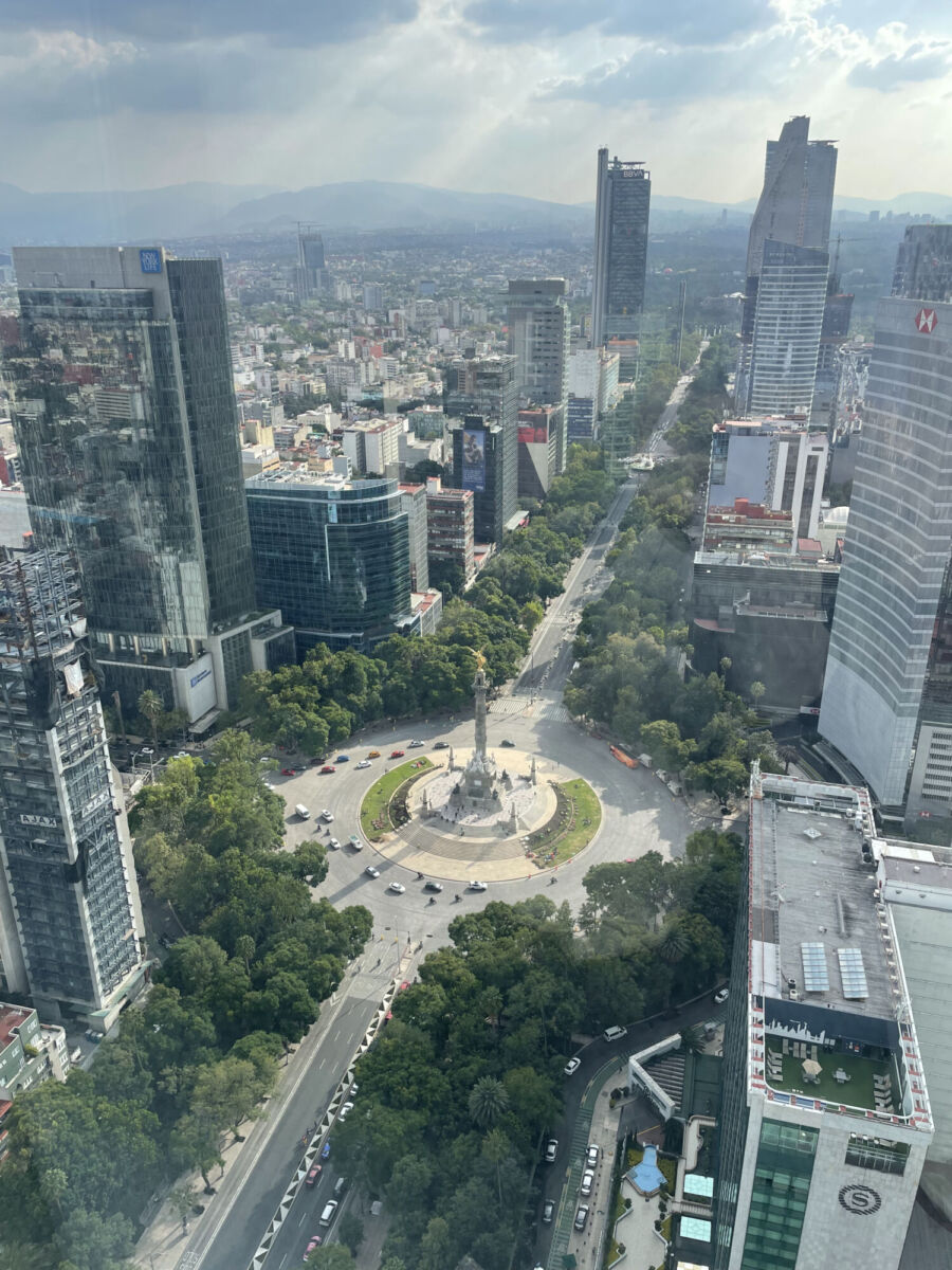 Vista desde el Rooftop Cityzen en la CDMX