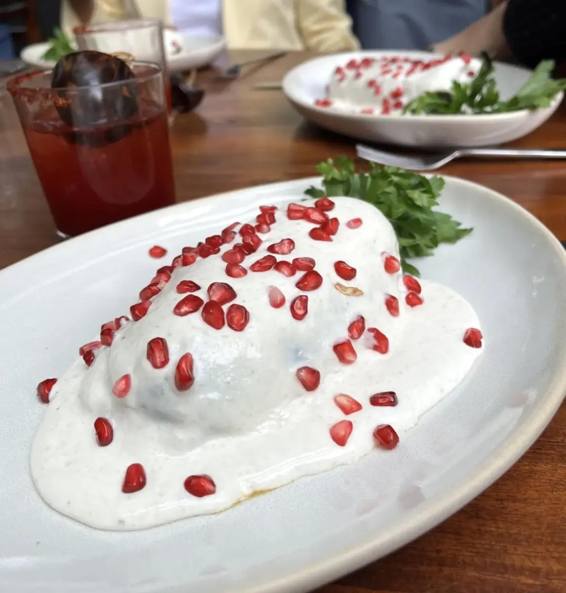 Chile en nogada de Cascabel