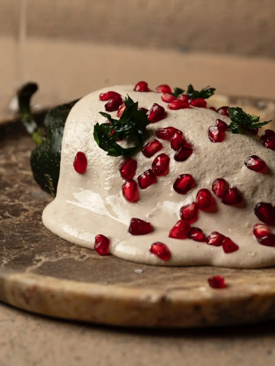 Chile en nogada de Rocasal