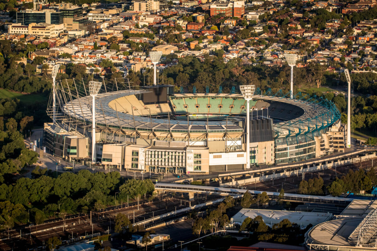 Melbourne Cricket Ground es un estadio multiusos: ahí se juega cricket, rugby y futbol 