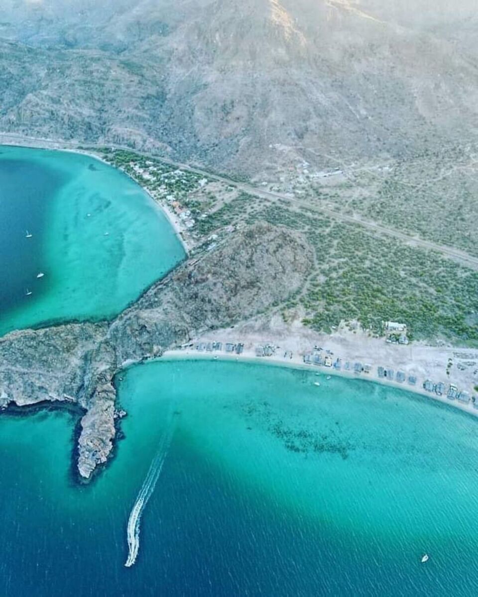 ¿Sabías que existe una ballena varada entre dos playas vírgenes en Baja California Sur? 