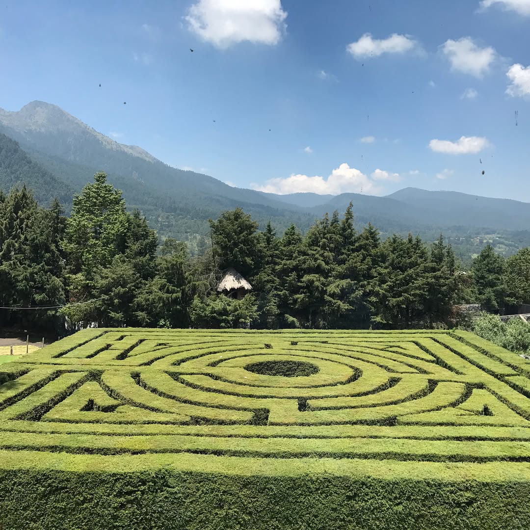 El Laberinto del Ajusco está inspirado en los jardines del Castillo de Hever, Inglaterra 