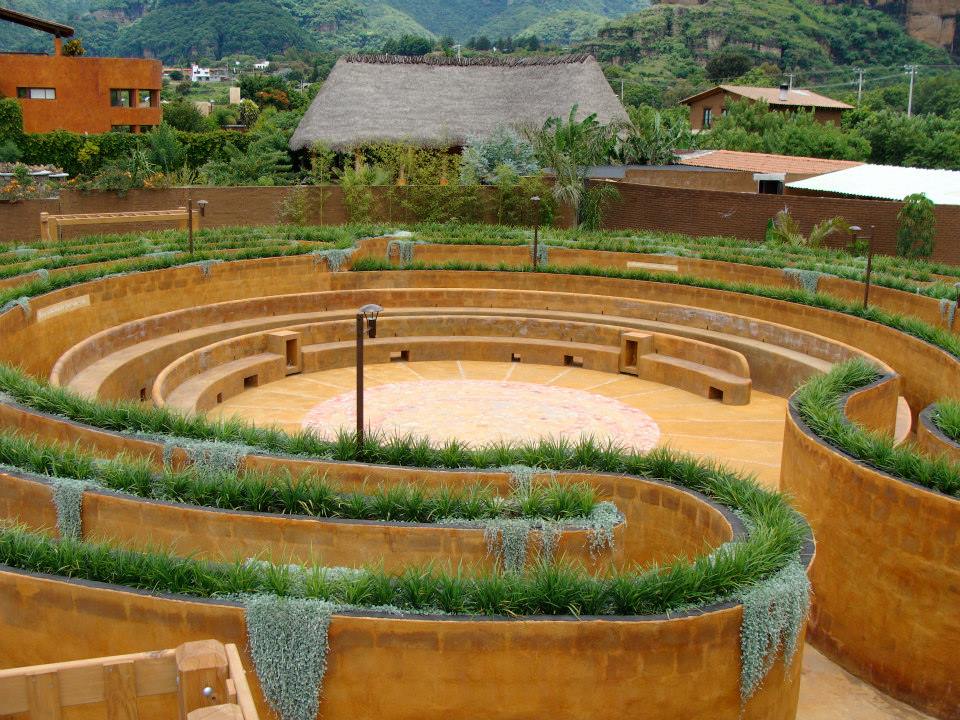 El Laberinto de la Meditación es un espacio para la relajación ubicado en Malinalco 