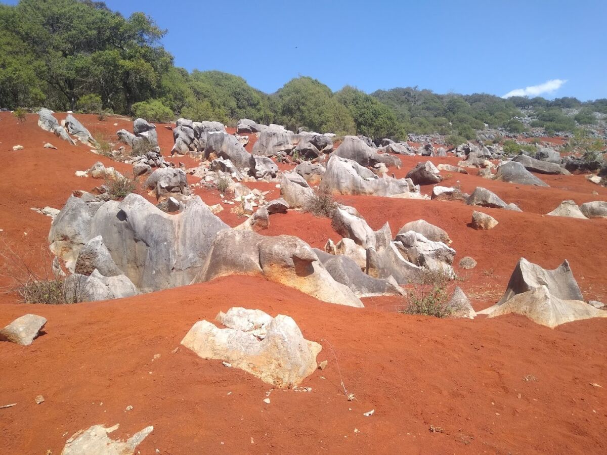 Las Dunas Rojas de Hidalgo se ubican cerca del Pueblo Mágico de Zimapán 
