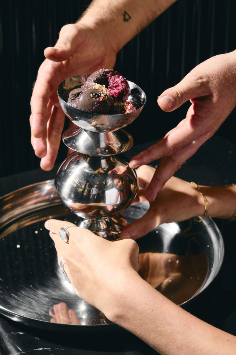 menú estacional de helados y sorbetes colaboración gelu x bomboti