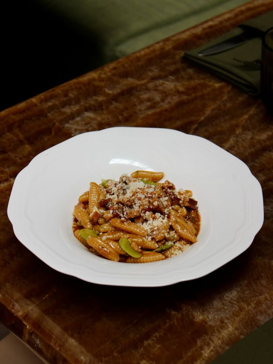 Cavatelli al ragú bianco