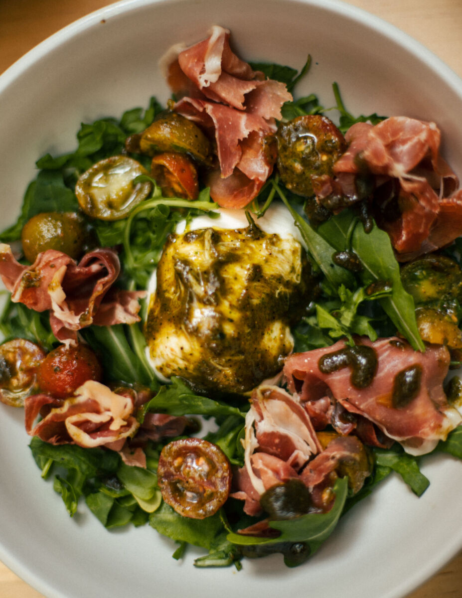 Ensalada de burrata