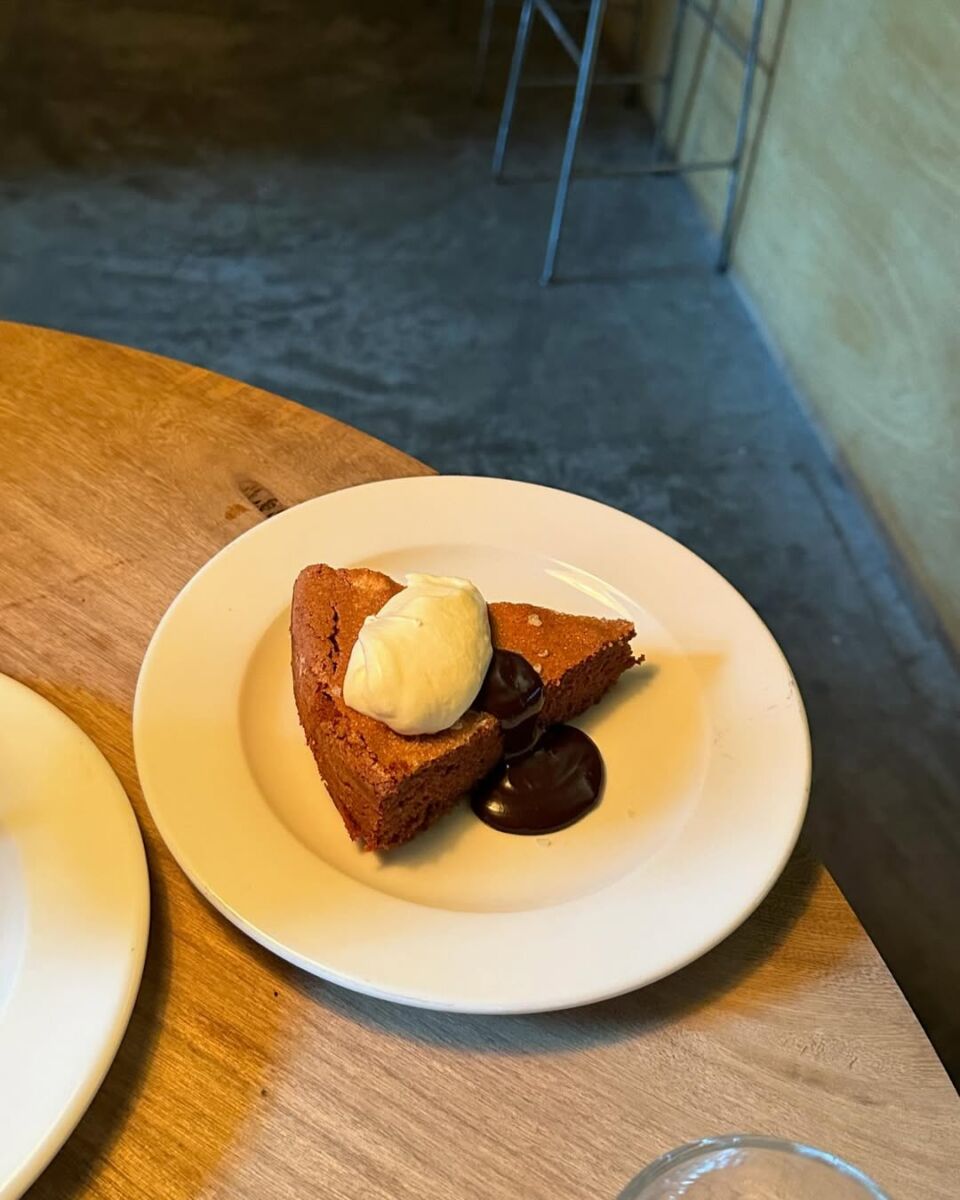 pastel de chocolate con amaretto de oly