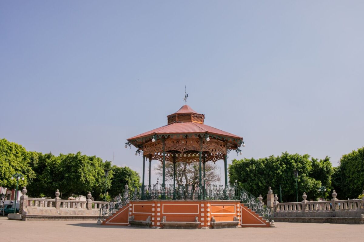 Plaza principal del Pueblo Mágico de Sayula