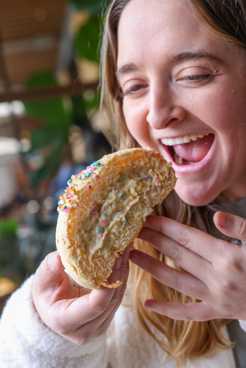 receta de la concha birthday cake