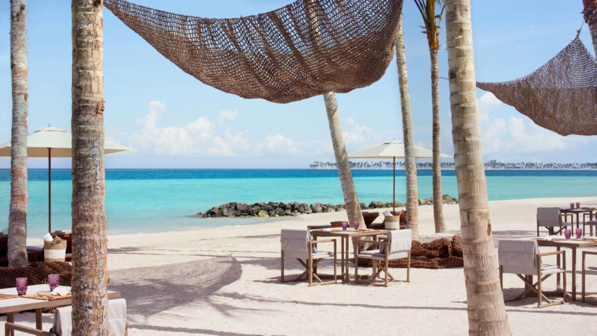 restaurantes ritz carlton maldivas