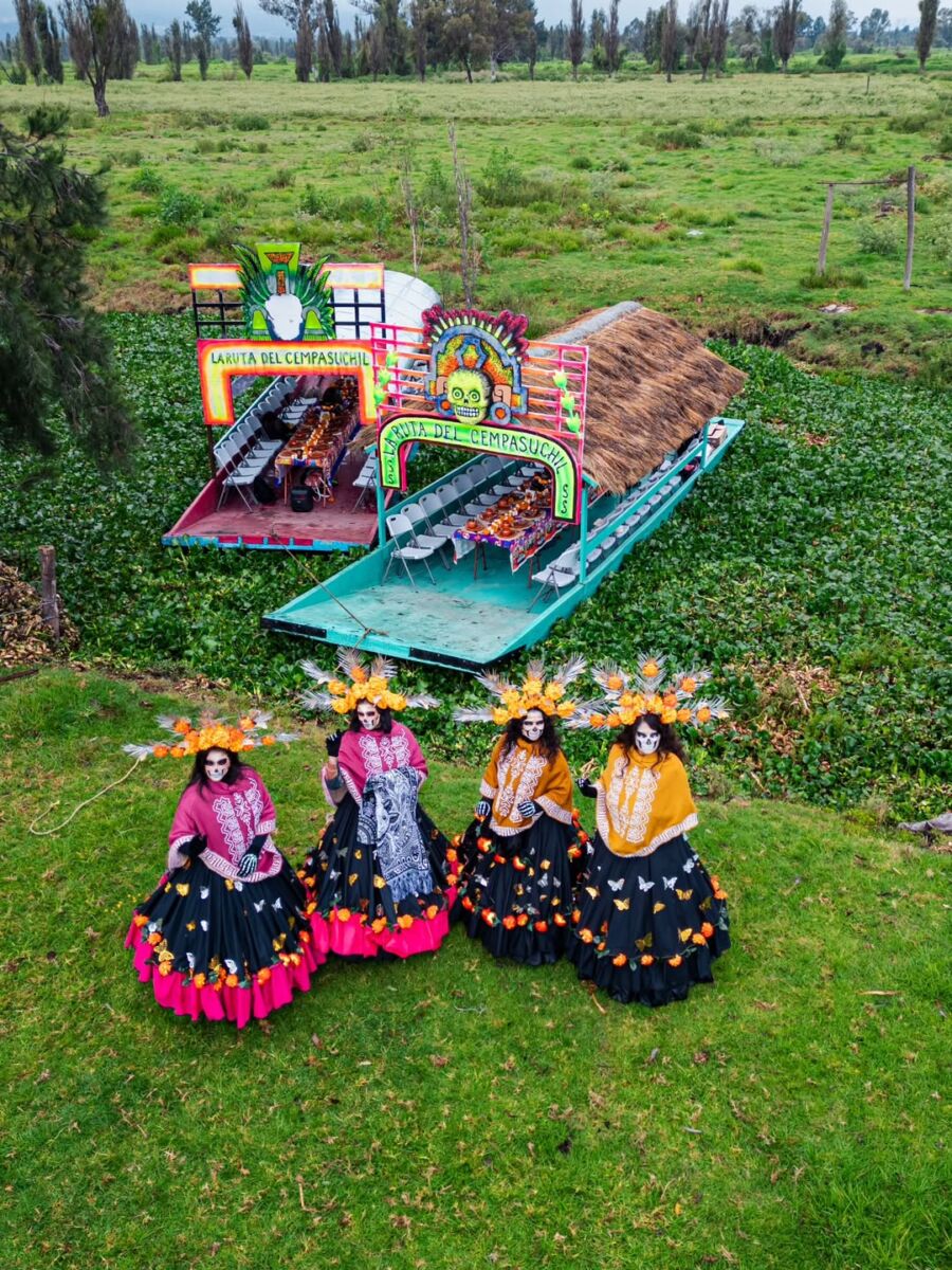 Ruta del Cempasúchil en Xochimilco